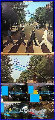 Paul McCartney Signed Beatles Abbey Road Vinyl Album LP EXACT VIDEO PROOF