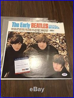 Paul McCartney autographed Beatles Album Cover With Vinyl! PROOF! COA