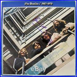 Paul Mccartney & George Harrison Signed Album Cover With Vinyl PSA/DNA #Q04998