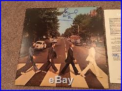 Paul Mccartney Signed Album Jsa Proof Coa Vinyl Record Abbey Road