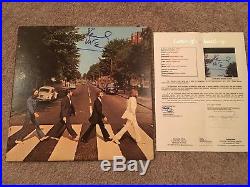 Paul Mccartney Signed Album Jsa Proof Coa Vinyl Record Abbey Road