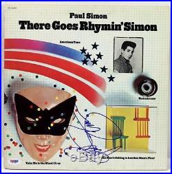 Paul Simon There Goes Rhymin Simon Signed Album Cover With Vinyl PSA/DNA #X31266