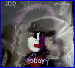 Paul Stanley Autographed Signed Self Titled Solo Album Vinyl Included