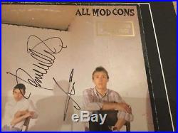 Paul Weller Bruce Foxton Rick Buckler Signed The Jam All Mod Cons Vinyl Album