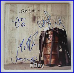 Pearl Jam Autographed Vinyl Album signed by all 5 members Vedder JSA spence COA