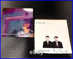 Pet Shop Boys 2 Signed Albums 12 Vinyl Disco & 2nd Album Cover (No Vinyl)