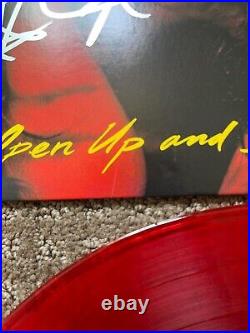 Poison Signed Vinyl Album Open Up And Say Ahh Bret Michaels +3 Beckett Bas Proof