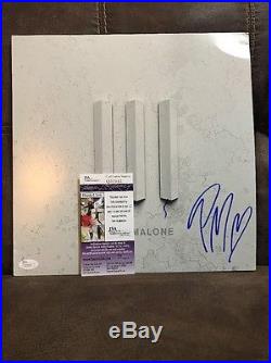 Post Malone Autograph Signed White Iverson/Too Young Vinyl Album Record JSA COA