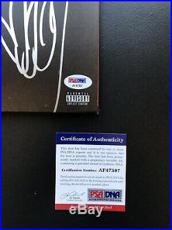 Post Malone Signed Autographed Vinyl Album Stoney Rare Sketch WithPSA Posty