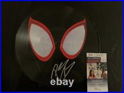 Post Malone signed vinyl album picto JSA COA autographed Into the Spider Verse
