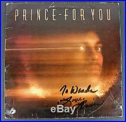 Prince Authentic Signed'For You' Album Cover With Vinyl PSA/DNA #AB04455