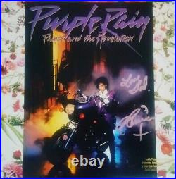 Prince Signed Purple Rain Album Vinyl 12 Record LP Mint Autograph PSA