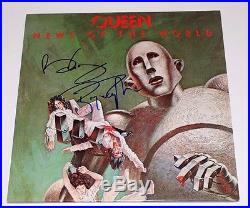 QUEEN BRIAN MAY ROGER TAYLOR SIGNED'NEWS OF THE WORLD' VINYL RECORD ALBUM WithCOA
