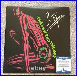 Q Tip Q-tip Signed A Tribe Called Quest The Low End Theory Vinyl Album Bas