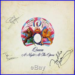 Queen (3) Mercury, Deacon & Taylor Signed Album Cover With Vinyl BAS #A72819