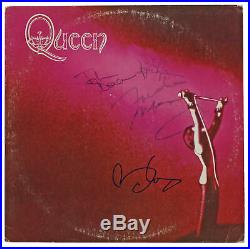 Queen (4) Mercury, May, Taylor and Deacon Signed Album Cover w Vinyl BAS #A55492