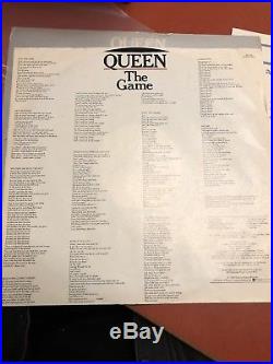 Queen Autographed The Game Vinyl Album Record Freddie Mercury