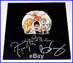Queen Brian May Roger Taylor Signed'a Day At The Races' Vinyl Record Album Coa