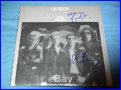 Queen Group Signed The Game Vinyl Album Brian May And Roger Taylor