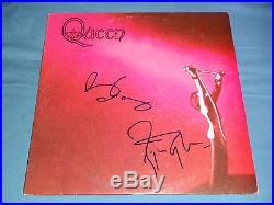 Queen Group Signed Vinyl Album Brian May And Roger Taylor