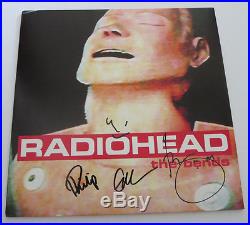 Radiohead Signed Album Lp Vinyl 12 The Bends Thom Yorke Exact Proof