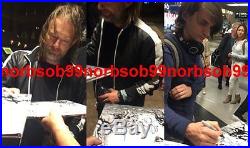 RADIOHEAD X5 SIGNED AUTOGRAPH KID A VINYL RECORD ALBUM withPROOF THOM YORKE +4