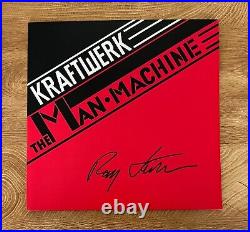 RALF HUTTER signed vinyl album KRAFTWERK THE MAN MACHINE 1