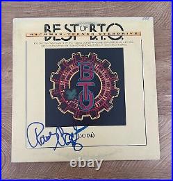 RANDY BACHMAN signed vinyl album BACHMAN TURNER OVERDRIVE BEST OF BTO