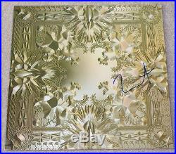 RAPPER KANYE WEST SIGNED'WATCH THE THRONE' ALBUM VINYL RECORD WithCOA YEEZY JAY-Z