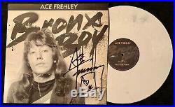 RARE! Ace Frehley Signed Bronx Boy RSD Color Vinyl Album KISS Guitar God! PROOF