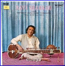 RAVI SHANKAR Signed Autographed Sitar Album with Vinyl Beckett BAS #Q75996