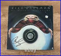 RICK WAKEMAN signed vinyl album NO EARTHLY CONNECTION 1