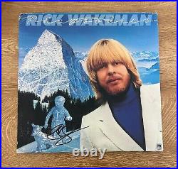 RICK WAKEMAN signed vinyl album RHAPSODIES 1