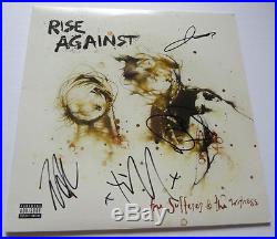 Rise Against Signed Album Lp Vinyl The Sufferer & The Witness 12 Exact Proof