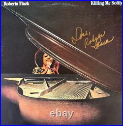 ROBERTA FLACK Signed KILLING ME SOFTLY Vinyl LP Album PSA DNA COA The Fugees