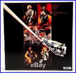 ROB HALFORD Signed Judas Priest BRITISH STEEL Album Vinyl Beckett BAS #D30990