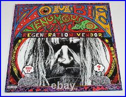 ROB ZOMBIE SIGNED AUTHENTIC VENOMOUS RAT RECORD VINYL ALBUM LP withCOA ROCKER
