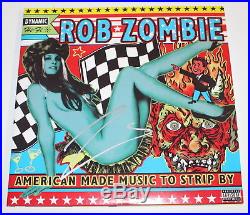 ROB ZOMBIE SIGNED AUTOGRAPHED AUTHENTIC VINYL RECORD ALBUM LP withCOA WHITE