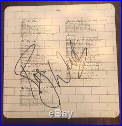 ROGER WATERS Autograph Pink Floyd The Wall Vinyl Album Cover JSA Signed Auto