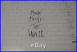 Roger Waters'pink Floyd' Signed'the Wall' Vinyl Lp Record Album Psa/dna Coa