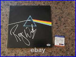 ROGER WATERS Signed 1973 Dark Side of the Moon Vinyl Album Autographed PSA