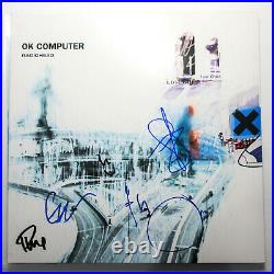 Radiohead Full Band Signed OK Computer Vinyl Album JSA COA Thom Yorke