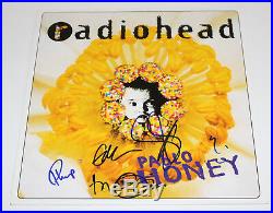 Radiohead Signed Pablo Honey Vinyl Record Album Lp Coa X5 Exact Proof Thom Yorke