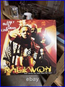 Raekwon only built 4 cuban linx Hand Signed 12 Inch Vinyl Album Wu-Tang Clan
