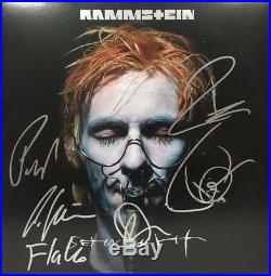 Rammstein Signed Autographed Sehnsucht Vinyl Album Till Lindemann Richard ++ Coa