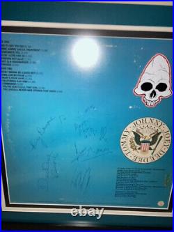 Ramones band signed JSA vinyl album PUNK Joey Ramone Johnny Dee Dee Tommy RARE