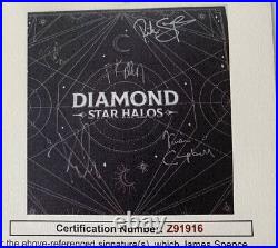 Rare Def Leppard Diamond Star Halos Signed Autograph Album Vinyl Jsa Loa Z91916