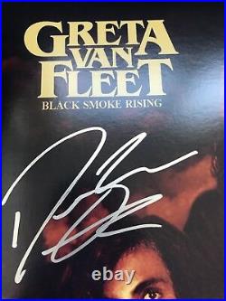 Rare Greta Van Fleet Signed Black Smoke Rising X3 Vinyl Record Album +proof