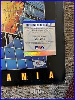 Rick Allen Def Leppard Signed Autograph Pyromania Vinyl Record Album PSA/DNA COA