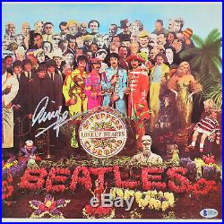 Ringo Starr Authentic Signed Sgt. Pepper's Album Cover With Vinyl BAS #A88350